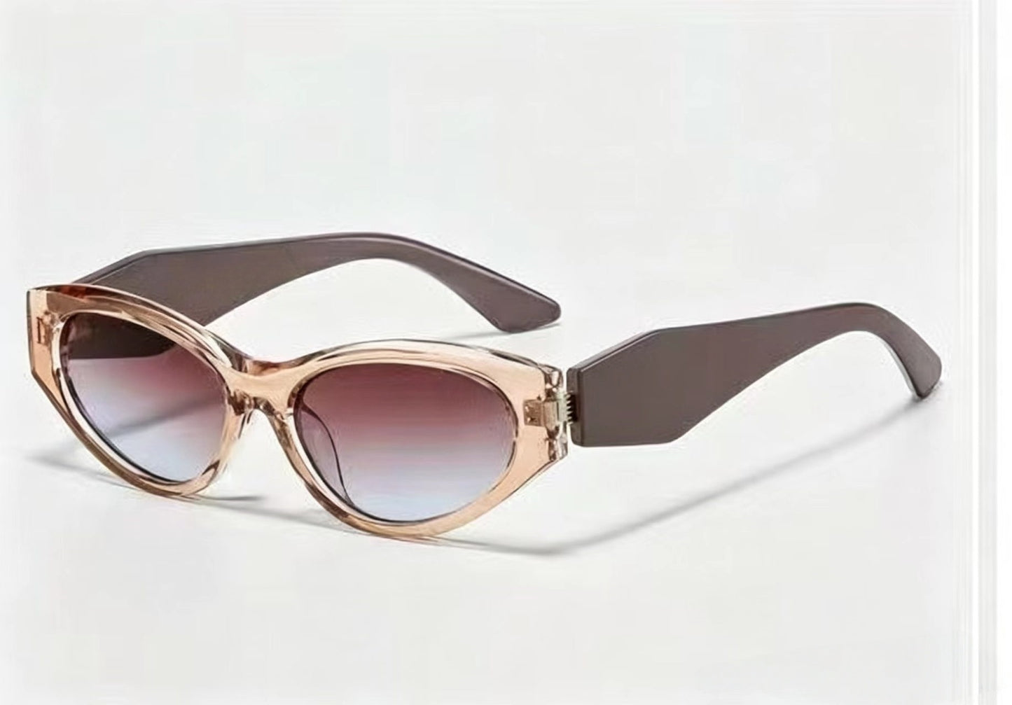 T588-1147 Sun blocking sunglasses with large frames are popular