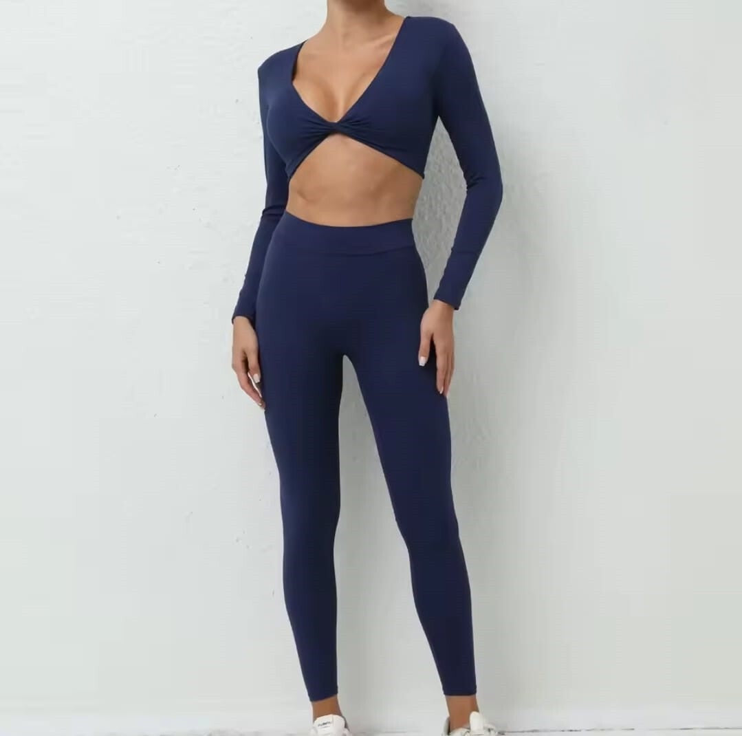 T588-921  Fitness new quick drying women's suit