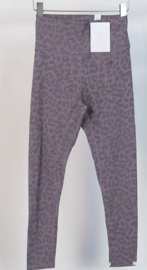 T588-1138   Leopard high waisted tight yoga pants for outdoor activities